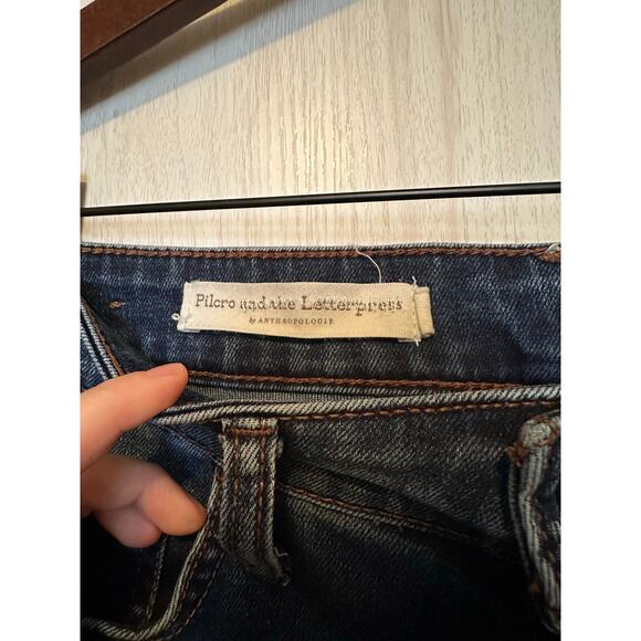 Pilcro & The Letterpress Mid-Rise Skinny Jeans Size 27 - Picture 3 of 5